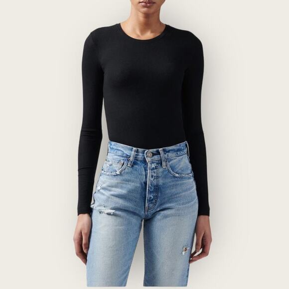 NWOT | ATM | Long Sleeve Bodysuit | Black | XL - Picture 1 of 13